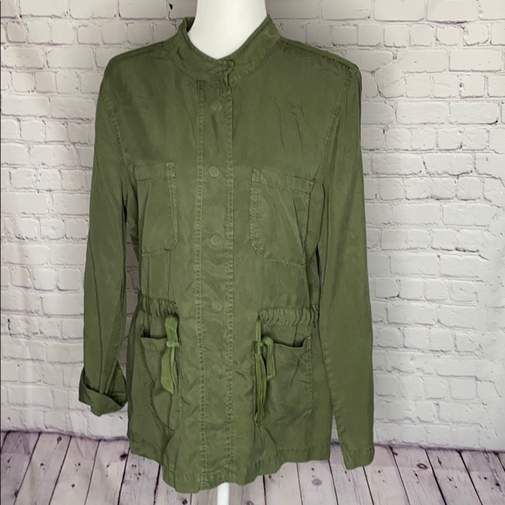 Sanctuary twill tie safari jacket